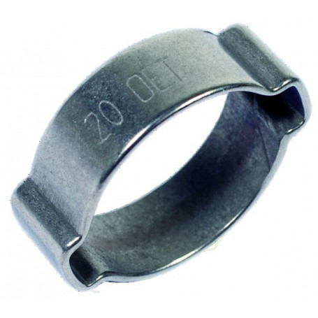 COLLIER 2 OREILLES INOX 17-20