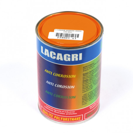 PEINTURE ANTI-CORROSION ORANGE AMAZONE RAL 2011 POT DE 1L
