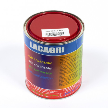 PEINTURE ANTI-CORROSION ROUGE FONCE CASE IH POT DE 1L