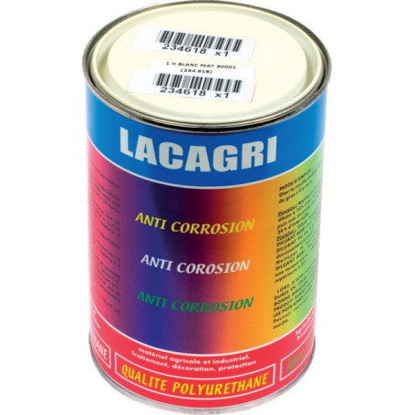 PEINTURE ANTI-CORROSION BLANC OPAQUE FIAT POT DE 1L