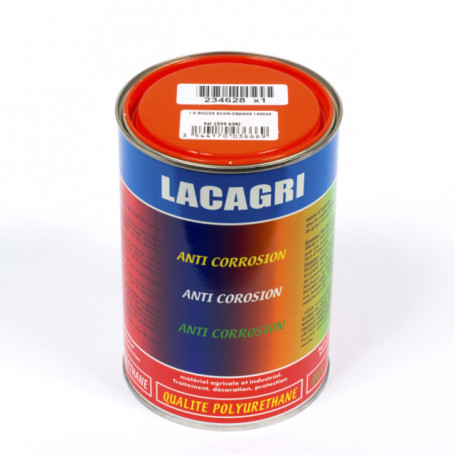 PEINTURE ANTI-CORROSION ROUGE ORANGE KUHN POT DE 1L