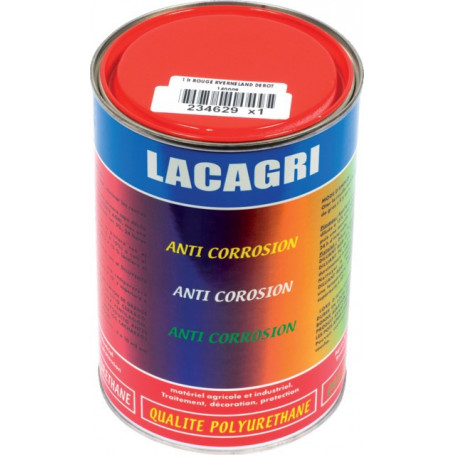 PEINTURE ANTI-CORROSION ROUGE KVERNELAND POT DE 1L