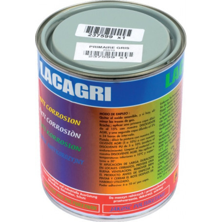PEINTURE ANTI-CORROSION GRIS PRIMAIRE POT DE 1L