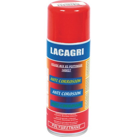 PEINTURE ANTI-CORROSION ROUGE POTTINGER MIX82 AEROSOL 400ML