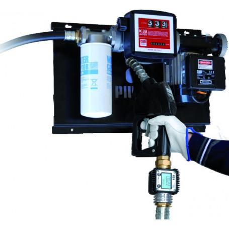 Station murale PIUSI transfert gasoil 70L/MIN avec pistolet automatique