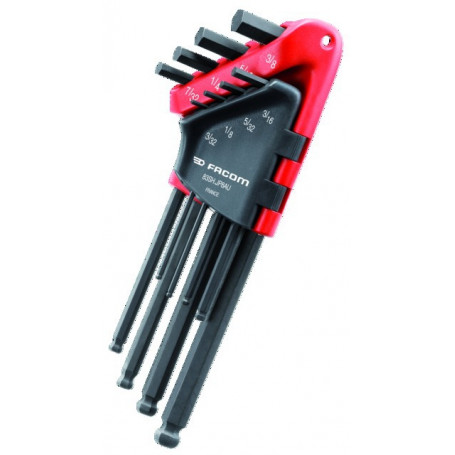 CLE 3/32 A 3/8 MALE LONGUE SPHER 83SH.JP8U JEU 8P