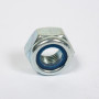 Ecrou frein nylon d.10mm zingue 8.8 pas 125 (boite de 100)