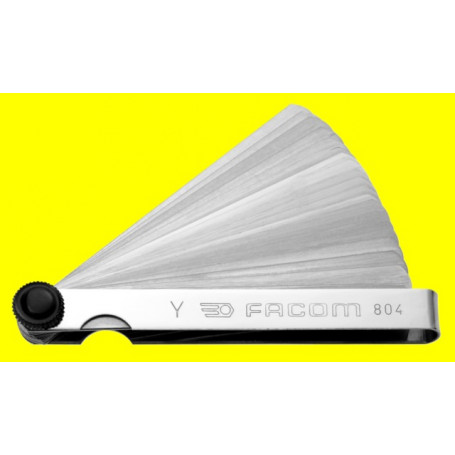 JAUGE D EPAISSEUR METRIQUE 4 A 100/100 MM FACOM 804