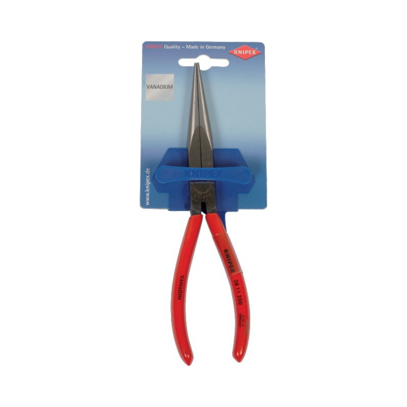 Pince à Bec Plat Coudé KNIPEX VDE 200mm – Pour électricité, Certifiée GS