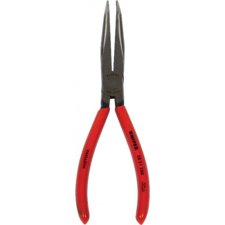 PINCE BEC COUDE MECA KNIPEX GAINEE ROUGE 200MM