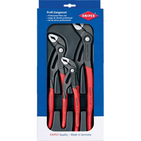 LOT 3 PINCES COBRA KNIPEX 180-250-300MM