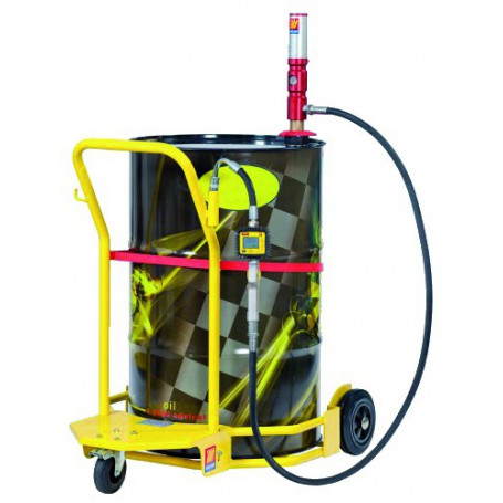 SURPRESSEUR MOBILE A HUILE 3/1 PISTOLET COMPTEUR