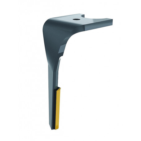 Dent de herse 3 plaquettes carbure fuyante adaptable KUHN K2500090 gauche