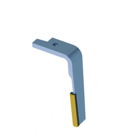 Dent de herse 3 plaquettes carbure fuyante adaptable AMAZONE 954426 droite