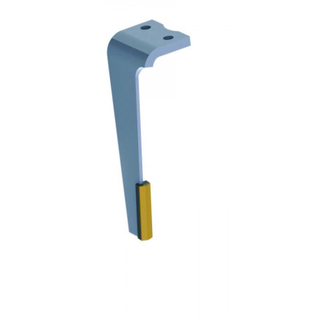 Dent de herse 2 plaquettes carbure fuyante adaptable HOWARD 185505 gauche