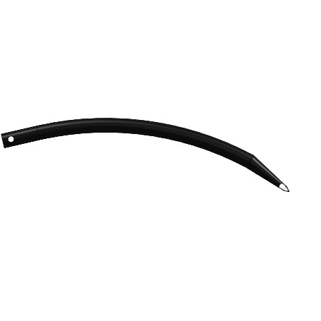 DENT DE FOURCHE Ø25 LG 430 COURBEE