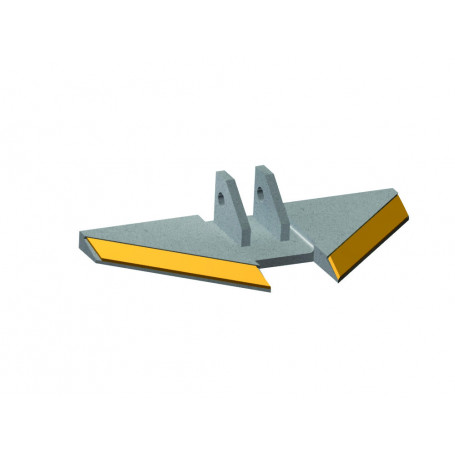 Aileron de déchaumage carbure adaptable GREGOIRE-BESSON 107802500/107803700