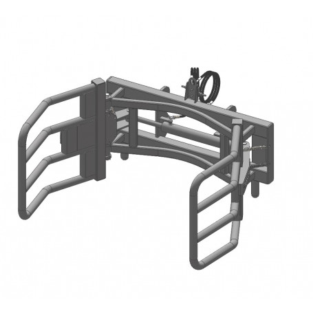 Pince balle hydraulique APPB-180 CT attelage JCB COMPACT