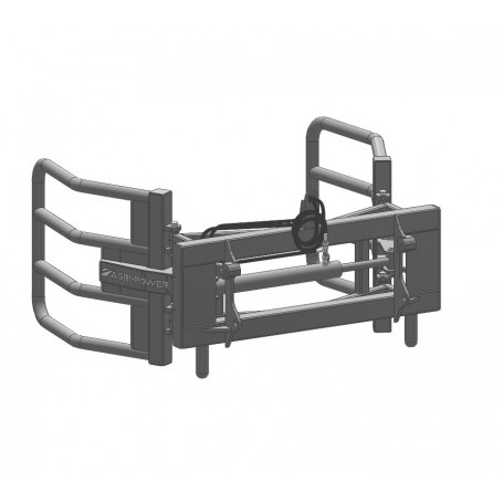 Pince balle hydraulique APPB-180 CF attelage QUICKE 3