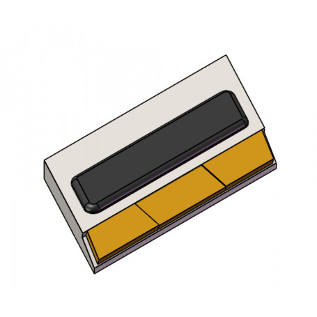 Aileron à souder carbure 120x80x12 rechargé UNIVERSEL gauche