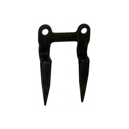 Doigt double moissonneuse-batteuse adaptable