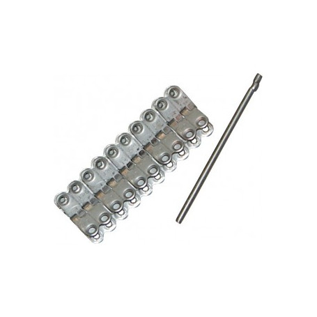 AGRAFE MS25 2 BARRETTES + CABLE LG 1 METRE