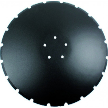Disque crènelé 5 trous Ø565x5 adaptable KVERNELAND RF2931797