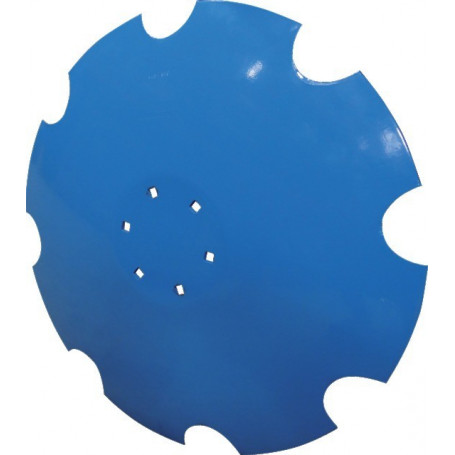 Disque crènelé 6 trous Ø620x6 adaptable LEMKEN 3490466