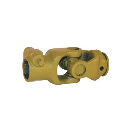 Joint de cardan simple croisillon 27x70 mâchoire 1"3/8 6C - tube citron 34.5