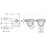Mâchoire simple  1"3/4 6C WALTERSCHEID 1320790|36.18.04  croisillon 36x89 BS