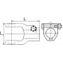 Mâchoire alésée 40 WALTERSCHEID 1080748  croisillon 27x75 BT