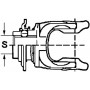 Mâchoire simple  1"3/8 6C BONDIOLI 572090351  croisillon 41x108 VR