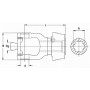 Mâchoire GA  80° 1"3/8 21C WALTERSCHEID 1136962|36.83.132M  croisillon 36x89/32x106 VRB