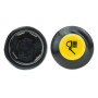 Bouton poussoir - phare de travail - jaune