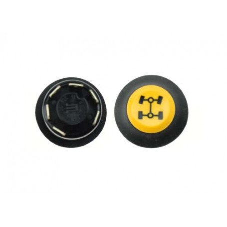 Bouton poussoir - 4 RM - jaune