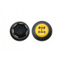 Bouton poussoir - 4 RM - jaune
