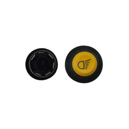 Bouton poussoir - phare de travail ARR. - jaune