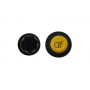 Bouton poussoir - phare de travail ARR. - jaune