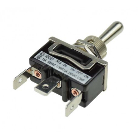 Interrupteur en métal ON/OFF/ON