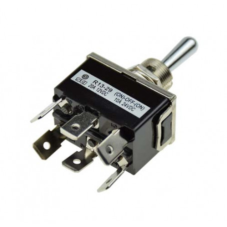 Interrupteur en métal (ON)/OFF/(ON)