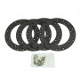 Garnitures de frein avec rivets MASSEY FERGUSON (diamètre 222 mm)