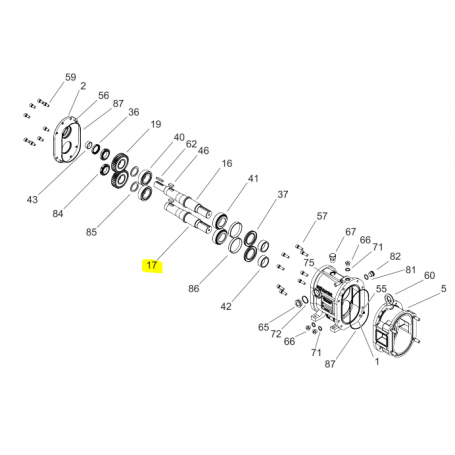 Arbre court - ACIER 1.7225 - Série AN070