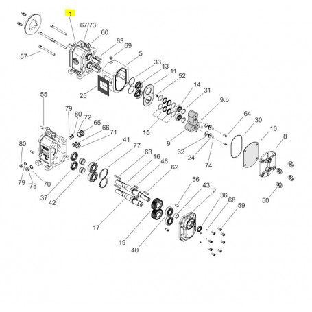 Corps de transmission - FONTE 0.6025 - Série AL/HAL