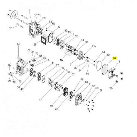Plaque d'usure avant - ACIER 1.8714 - Série AL