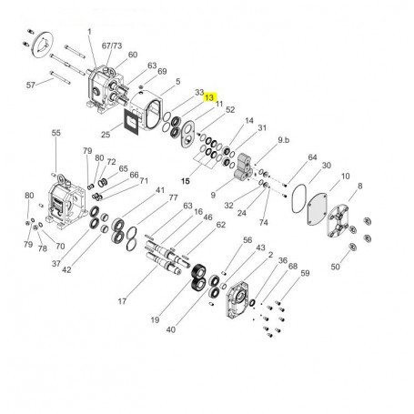 Support de grain fixe -ACIER 1.7225 traité - Série AL