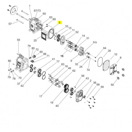 Corps de pompe - FONTE 0.6025 - Série AL25