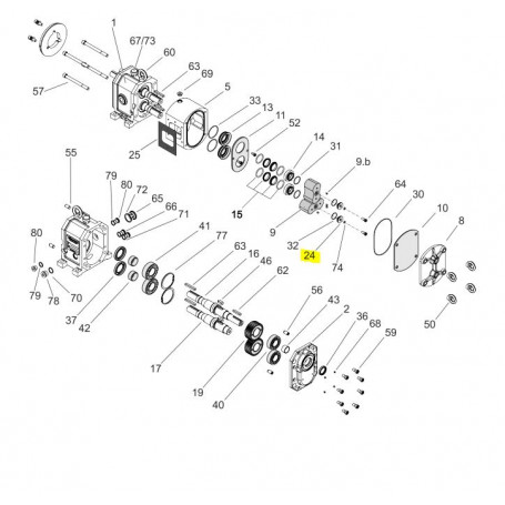 Rondelle d'arbre pour lobe - ACIER 1.7225 - Série AL