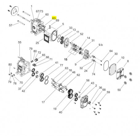 Clavette pour lobes élastomères - 8x7x18.5 - Série AL25 version 2017