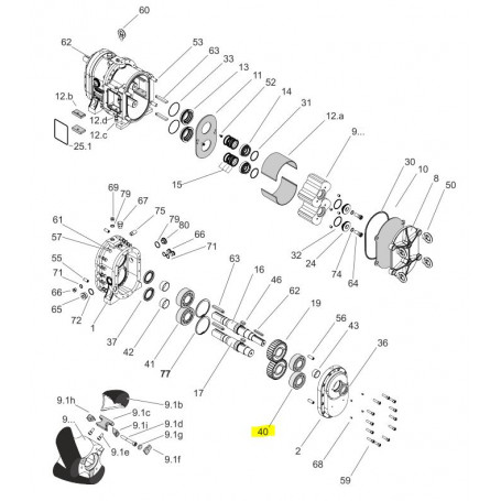 Roulement à rouleaux coniques 65x100x27 - Série PL Protect