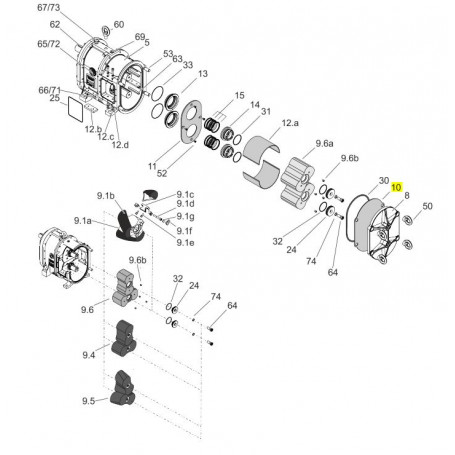 Plaque d'usure avant - ACIER 1.8714 - Série CL